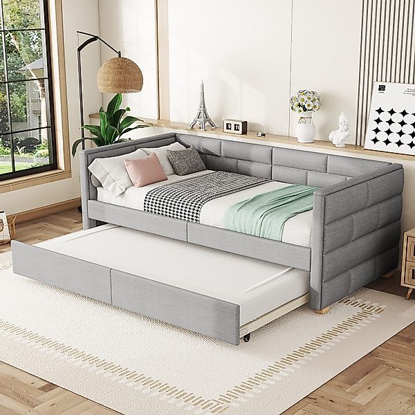 STILVORA Schlafsofa mit bettfunktion,Polsterbett 90×200 ohne günstig online kaufen
