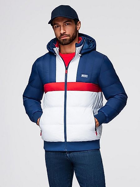 OMBRE Winterjacke Farbenfrohe sportliche Herrenjacke im Retro-Stil günstig online kaufen