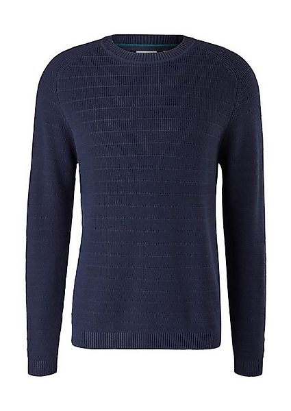 s.Oliver Strickpullover Pullover Raglanpulli mit Rundhals-Ausschnitt und günstig online kaufen