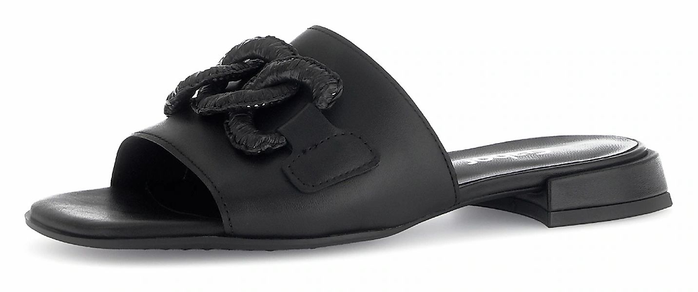 Gabor Pantolette "YORK", Blockabsatz, Sommerschuh, Komfortschuh mit Weite G günstig online kaufen