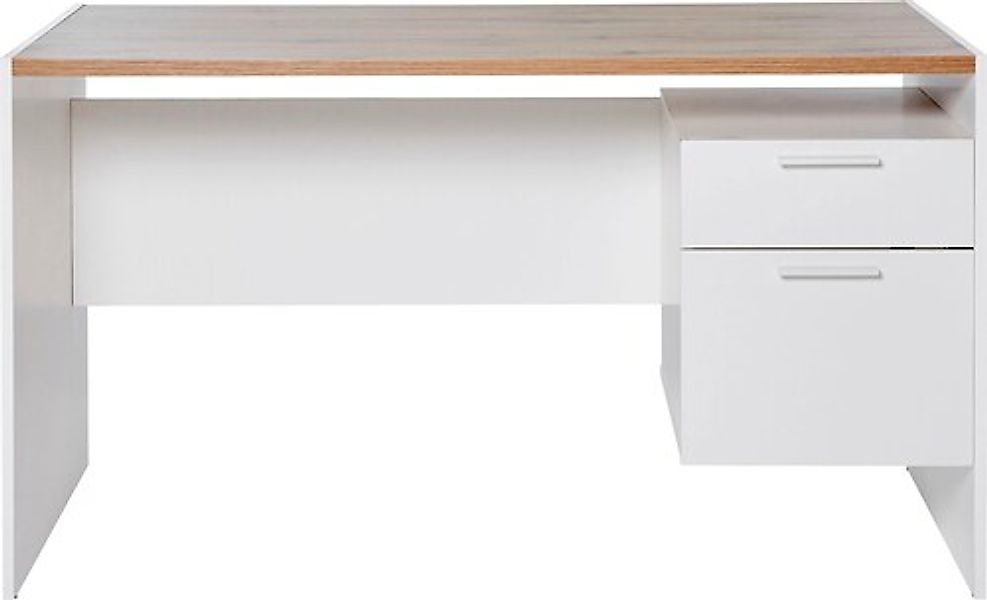 Jahnke Schreibtisch »ML C 130«, Breite 123,5 cm, wechselseitig montierbar günstig online kaufen