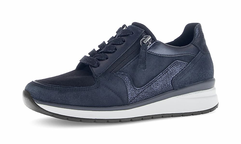 Gabor Keilsneaker "CAPRI", Freizeitschuh, Halbschuh, Schnürschuh in Extrawe günstig online kaufen