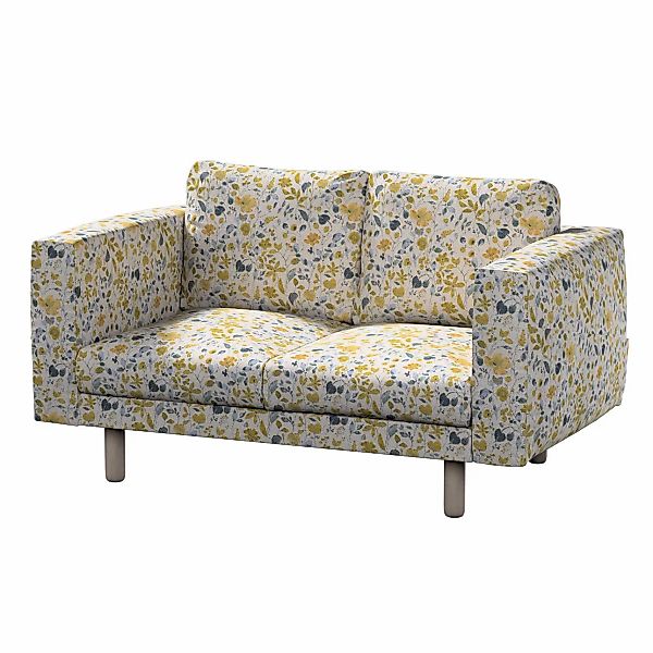 Bezug für Norsborg 2-Sitzer Sofa, gelb-blau, Norsborg 2-Sitzer Sofabezug, C günstig online kaufen