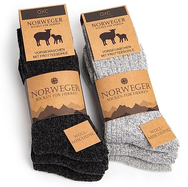 OCCULTO Norwegersocken Occutlo Herren Norweger Socken günstig online kaufen