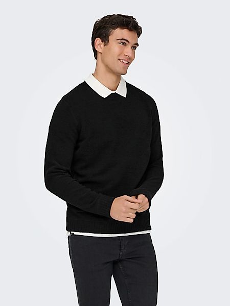 ONLY & SONS Strickpullover "ONSETHAN LIFE REG 7 CREW KNIT" günstig online kaufen