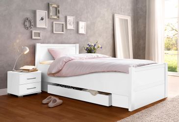 priess Bett "Husum Schlafzimmer Jugendzimmer Rahmenbett" mit Komforthöhe ve günstig online kaufen