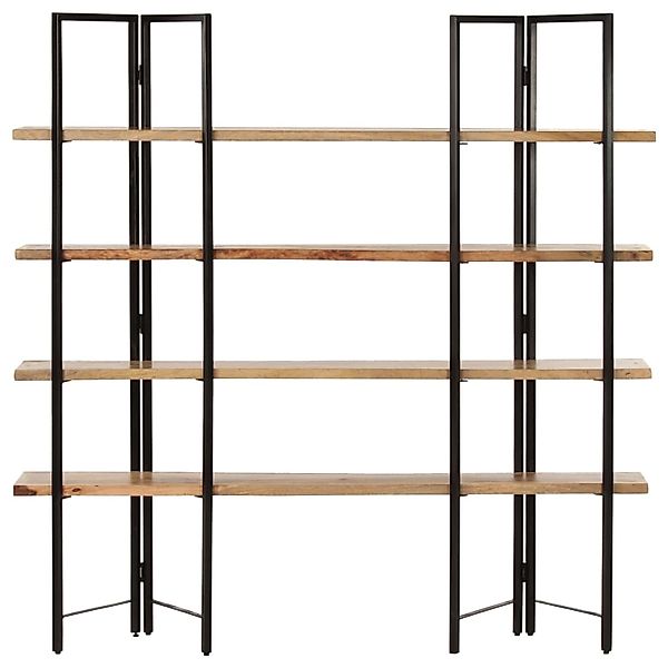 VidaXL Bücherregal mit 4 Regalböden 160x35x160 cm Mango Massivholz günstig online kaufen