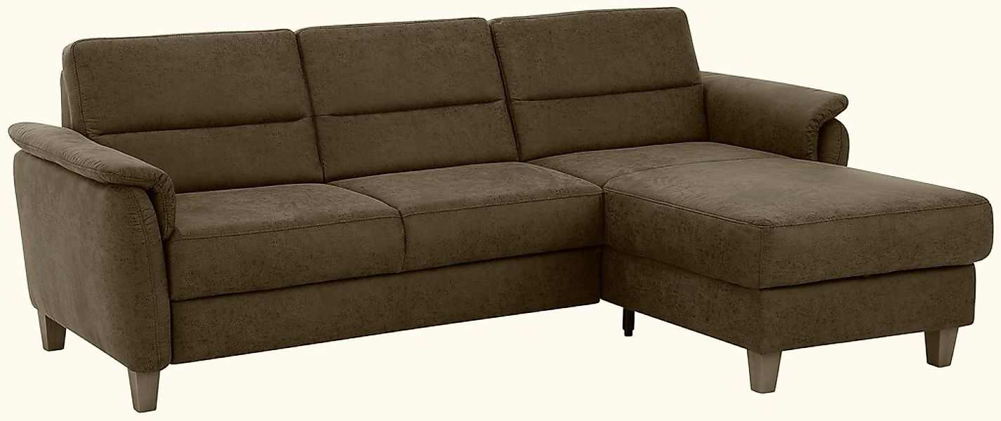 Home affaire Ecksofa "Palmera L-Form, B: 244 cm" optional Bettfunktion & Be günstig online kaufen