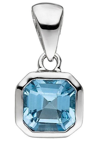 JOBO Kettenanhänger Anhänger mit Blautopas, 925 Silber günstig online kaufen