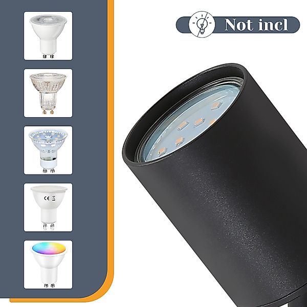 ZMH LED Deckenstrahler Retro Deckenleuchte Weiß/Schwarz günstig online kaufen