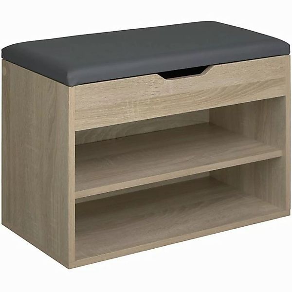 tectake Schuhschrank Schuhbank (Komplettset, 1-St., inkl. Schlüssel) für 6 günstig online kaufen