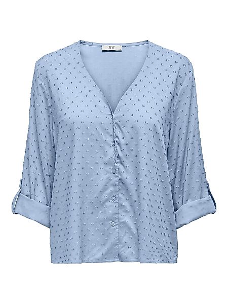 JACQUELINE de YONG Blusenshirt Haifischkragen Knopfleiste günstig online kaufen