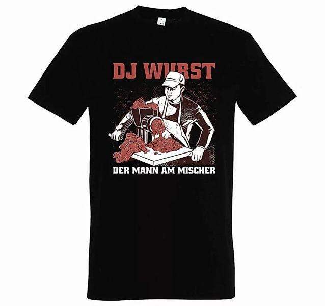 Youth Designz T-Shirt Fleischer DJ Wurst Herren Shirt mit lustigem Frontpri günstig online kaufen