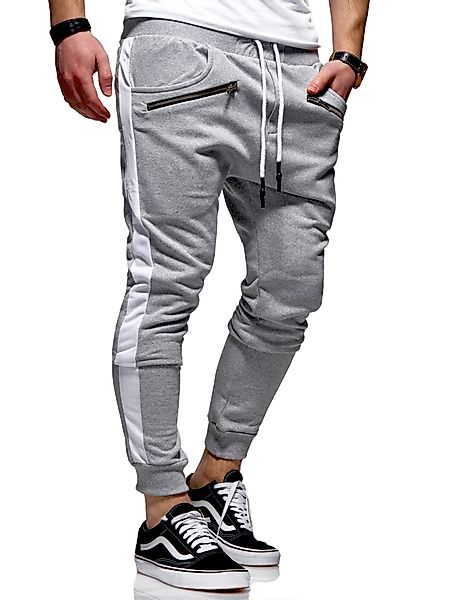 behype Sweathose "TRACK-ZIP", im Slim-Fit-Schnitt günstig online kaufen