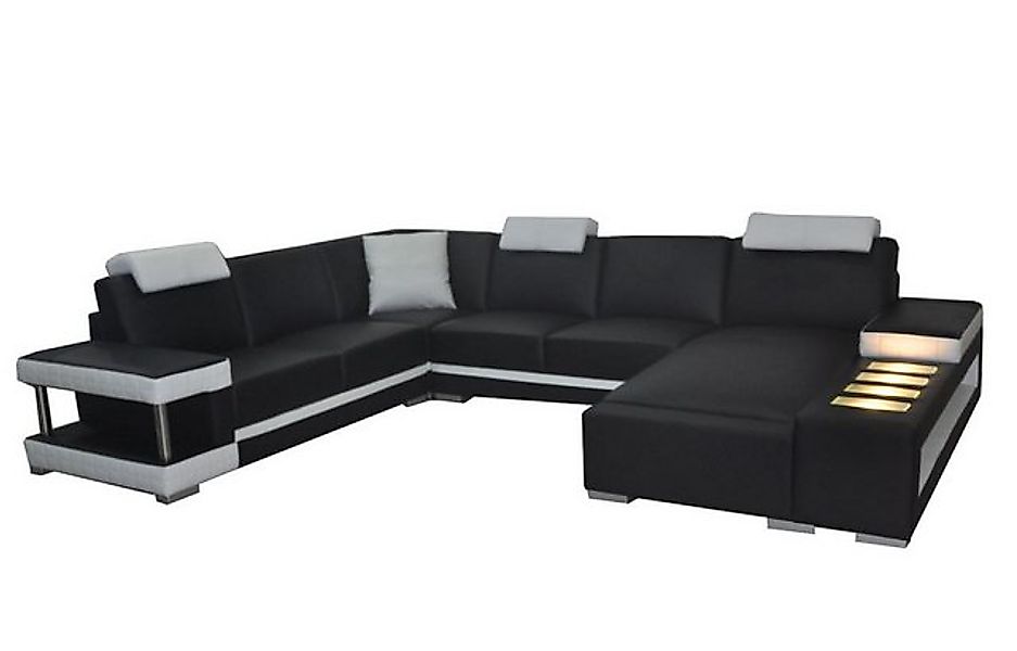 Xlmoebel Sofa Hochwertiges Ledersofa mit Designer-Polsterung für großzügige günstig online kaufen