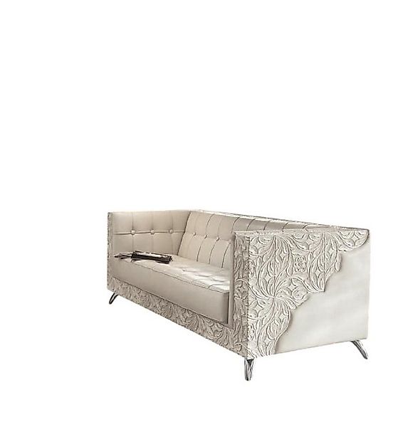 Xlmoebel 3-Sitzer Luxuriöses italienisches Drei-Sitzer-Sofa Chesterfield Po günstig online kaufen