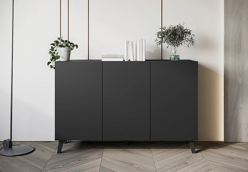 Home affaire Sideboard "SIDEBOARD PHUKET II, Stilvolle, grifflose Kommode, günstig online kaufen