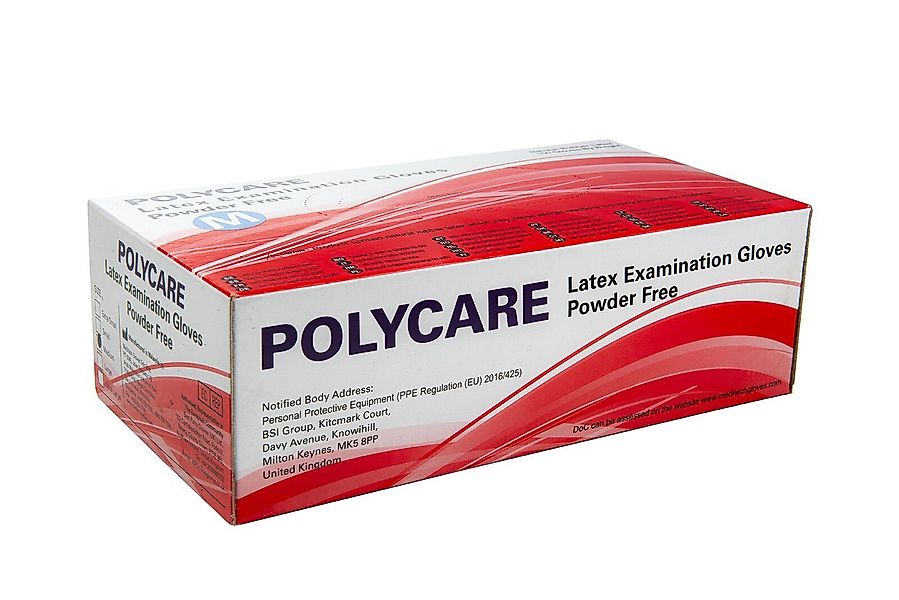 Polycare Einweghandschuhe Polycare Latexhandschuhe ungepudert - günstig online kaufen