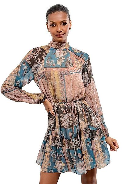 LIPSY Minikleid Lipsy Hochgeschlossenes Langarm-Minikleid, Regular (1-tlg) günstig online kaufen