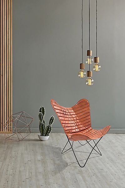 Kayoom 4-Fußstuhl »Schmetterling Stuhl Santiago, Schmetterlingsstuhl aus Le günstig online kaufen
