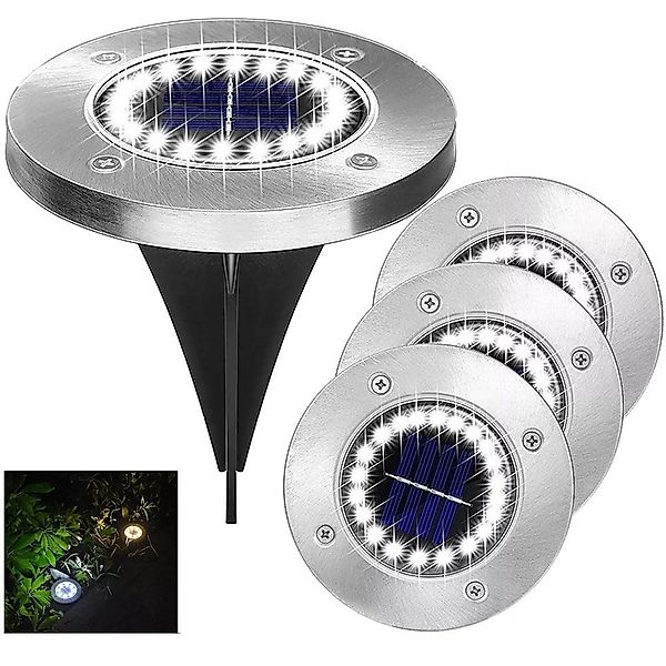 QUBEBU LED Solarleuchte 4er Set Solar günstig online kaufen