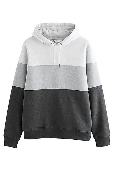 Next Kapuzensweatshirt Meliertes Kapuzensweatshirt in Blockfarben (1-tlg) günstig online kaufen