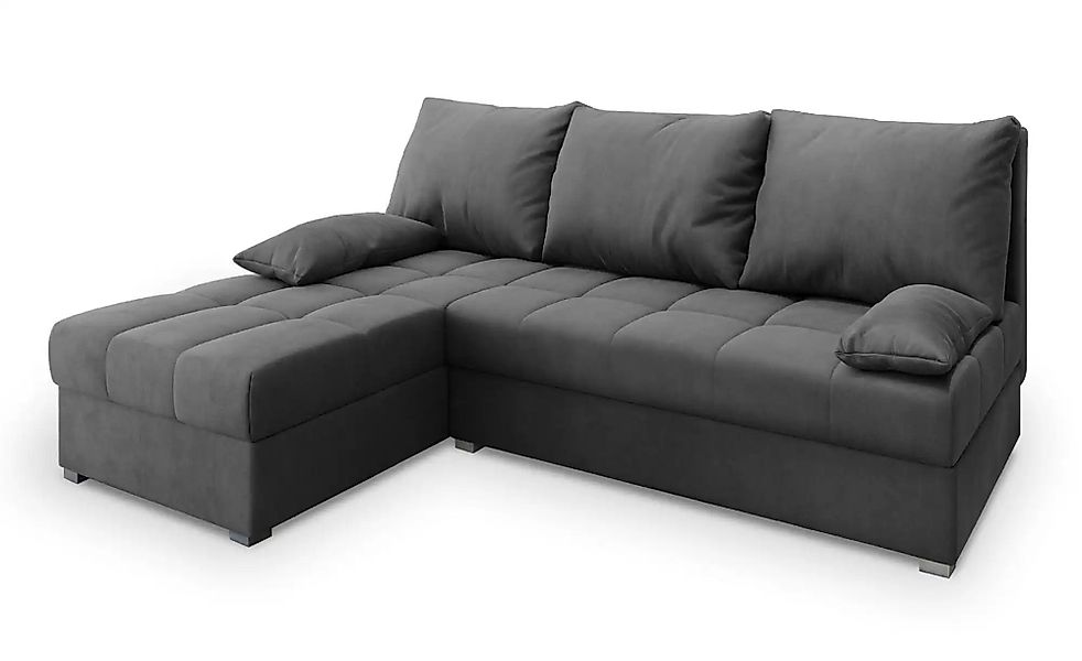 MASSENO Ecksofa mit Schlaffunktion Rita ¦ grau ¦ Maße (cm): B: 200 H: 85 Po günstig online kaufen