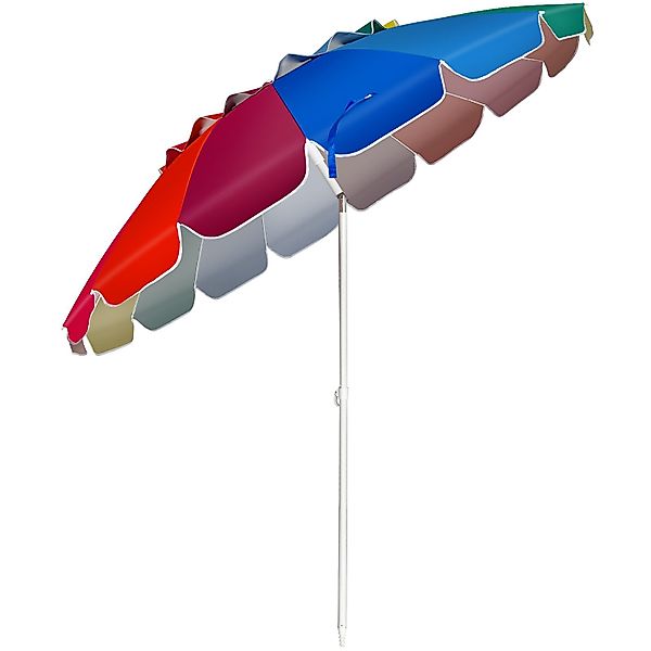 COSTWAY Sonnenschirm, LxB: 250,00x250,00 cm, Strandschirm günstig online kaufen