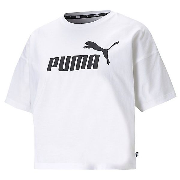 PUMA T-Shirt Puma Damen T-Shirt Essential Logo Cropped tee 586866 günstig online kaufen