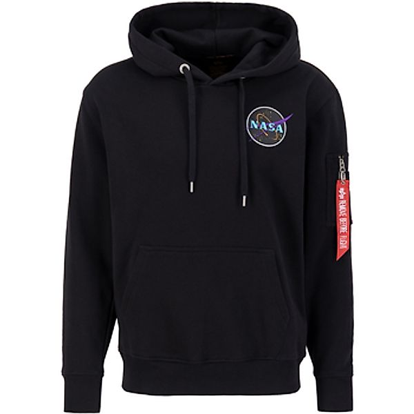 Alpha Industries  Sweatshirt Dark Side Hoodie - black/neon purple günstig online kaufen