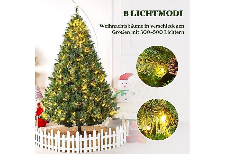 Vankel Künstlicher Weihnachtsbaum mit Beleuchtung, Tannenzapfen, PVC+PE, 18 günstig online kaufen