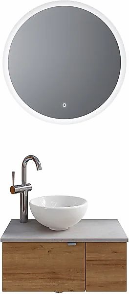 Saphir Badmöbel-Set "Serie 6915" 4 Stk. tlg. Gäste-Bad, 70 cm breit, mit LE günstig online kaufen