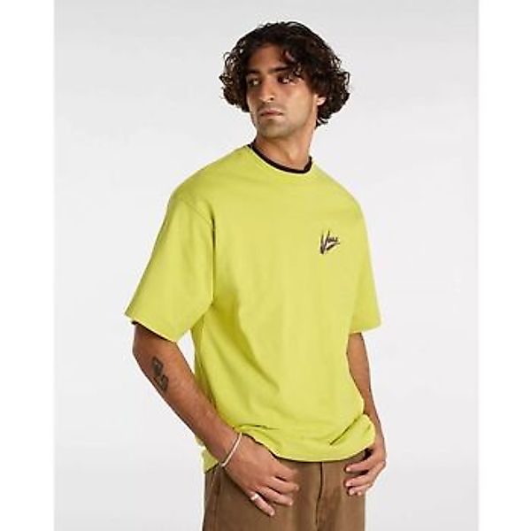 Vans  T-Shirts & Poloshirts VN000K42 BRUSH SCRIPT-CIC1 WARM OLIVE günstig online kaufen
