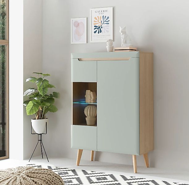 Home affaire Vitrine "Torge, Hochschrank, Glasvitrine, Standvitrine, Vitrin günstig online kaufen