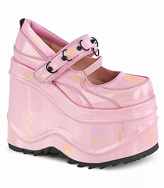 Plateau Boots WAVE-48 Pink lack (Schuhgröße: EUR 36) günstig online kaufen