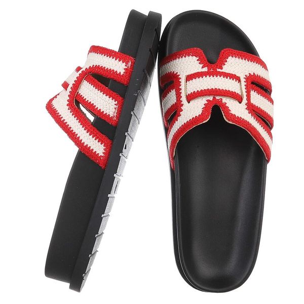 Ital-Design Moderne Damen Sandalen mit Schwarz-Weiß-Design günstig online kaufen