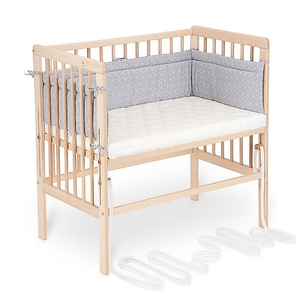 FabiMax Beistellbett Babybett Boxspring klar lackiert, günstig online kaufen