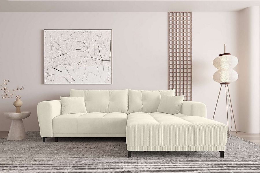 99rooms Ecksofa Massimo, Sofa L-Form, Eckcouch, mit oder ohne Schlaffunktio günstig online kaufen