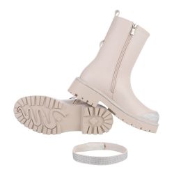 Ital-Design Damen Freizeit Plateaustiefelette Blockabsatz Plateaustiefelett günstig online kaufen