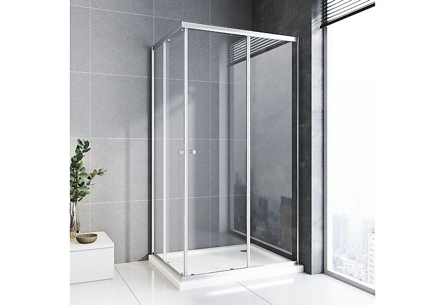 Boromal Eckdusche Duschkabine 75x75 75x90 90x90 80x80 Eckeinstieg Dusche mi günstig online kaufen