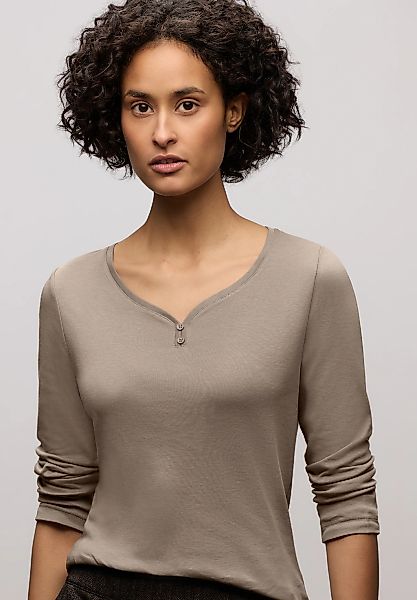 STREET ONE 3/4-Arm-Shirt im soften Baumwoll-Mix günstig online kaufen