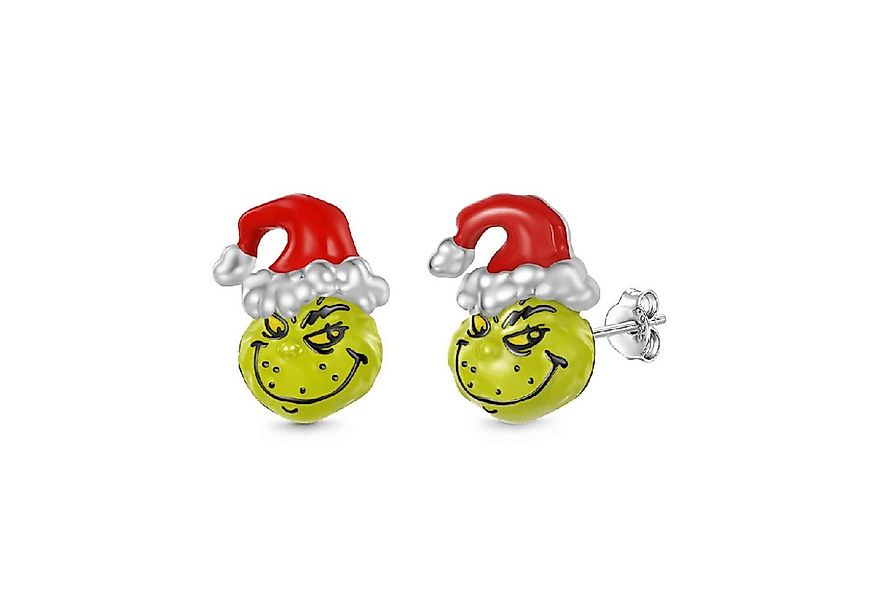 Gnoce Ohrring-Set Gnoce Ohrstecker Grinch Silber JAE156 günstig online kaufen