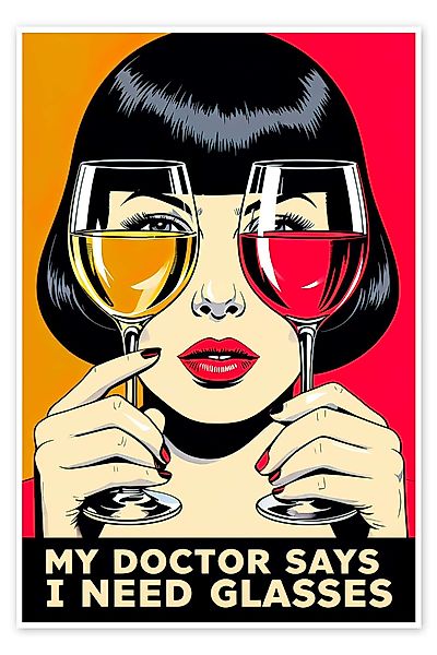 Posterlounge Wandbild My doctor says I günstig online kaufen