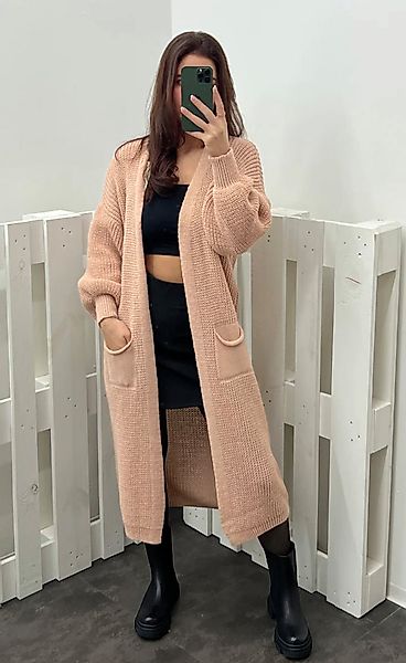 HELLO MISS Longstrickjacke Modisch Maxi Strickjacke günstig online kaufen