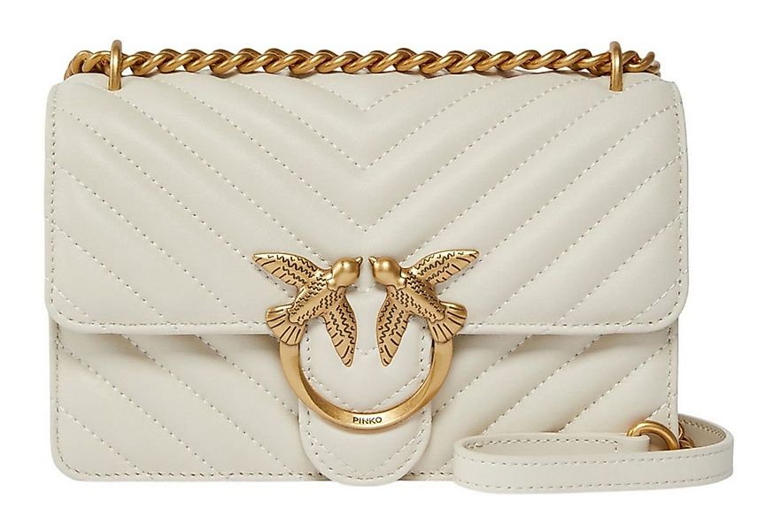 PINKO Umhängetasche Mini DC Sheep Nappa Chevron, aus echtem Schafsleder günstig online kaufen