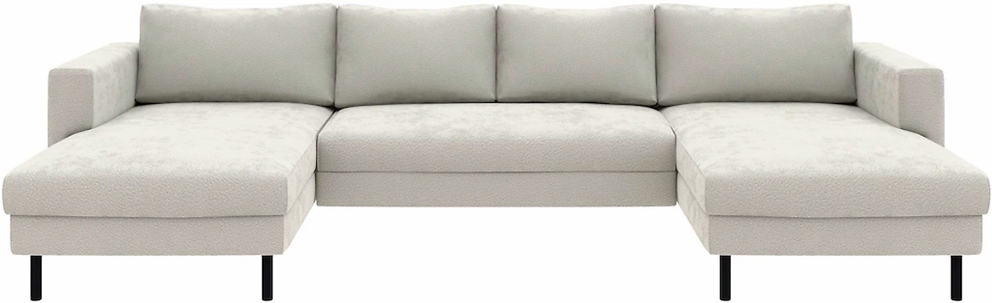 TRENDMANUFAKTUR Wohnlandschaft "Amazing II, wahlw. mit Schlaffunktion & Bet günstig online kaufen