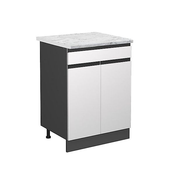 Vicco Küchenunterschrank R-Line Schubladenschrank für die Küche Weiß/Anthra günstig online kaufen