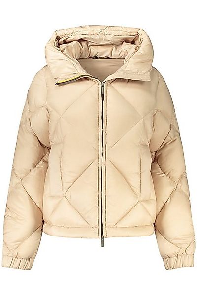 K-Way Outdoorjacke Beige Damenjacke mit Kapuze und Kontrastdetails, vielsei günstig online kaufen