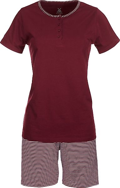 Erwin Müller Pyjama Damen-Shorty Single-Jersey Streifen: günstig online kaufen