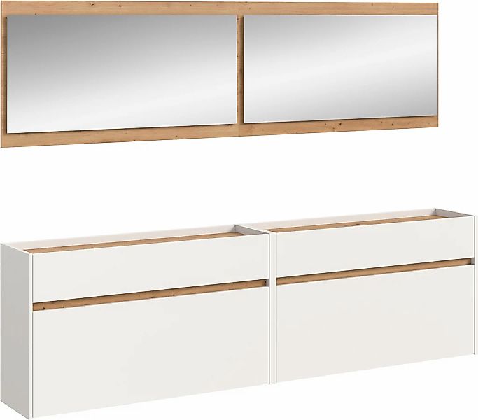 INOSIGN Garderoben-Set "EVRID, 4-teilig, Breite 220 cm, individuell hängbar günstig online kaufen
